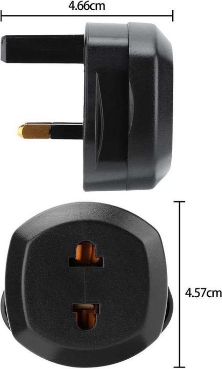 Produktbild Intirilife Steckdosenadapter UK Typ G auf USA Typ A
