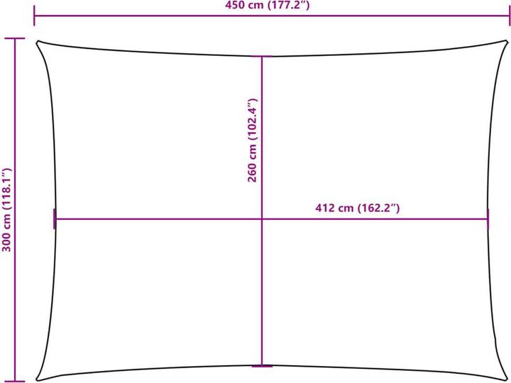 Actual product image VidaXL Nezhatok (300 x 450 cm)