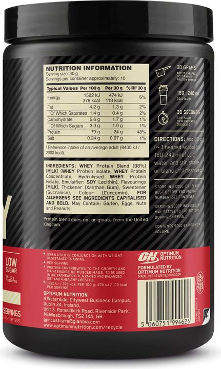 Image du produit Optimum Nutrition 100% Whey Gold Standard (Vanille, 1 pcs, 300 g)
