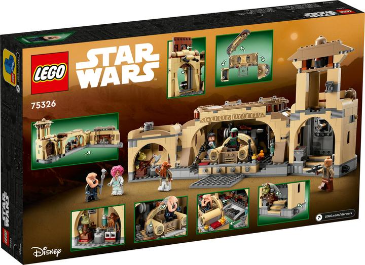 Actual product image LEGO Boba Fett's throne room (75326, LEGO Star Wars)