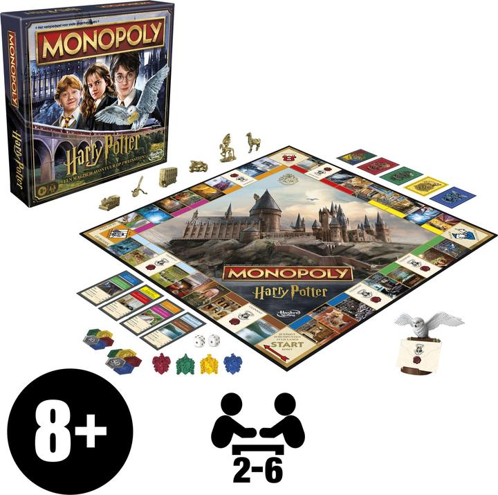 Actual product image Hasbro Gaming Monopoly Harry Potter (German)