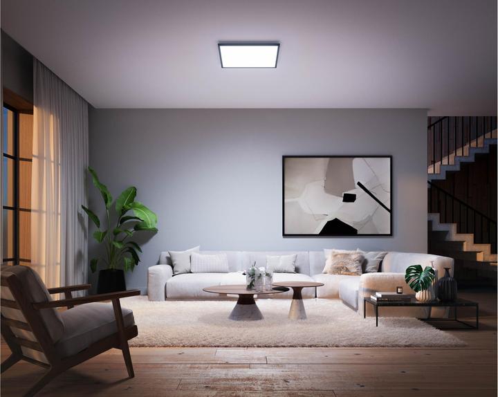 Actual product image Philips Hue White Amb. Aurelle Panel Light 60x60cm black (3750 lm)