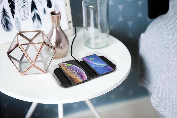 Immagine prodotto Zens Caricatore wireless doppio veloce in alluminio 30W USB PD (20 W)