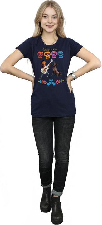 Actual product image Disney Womens/Ladies Coco Miguel Logo Cotton T-Shirt (XXL)