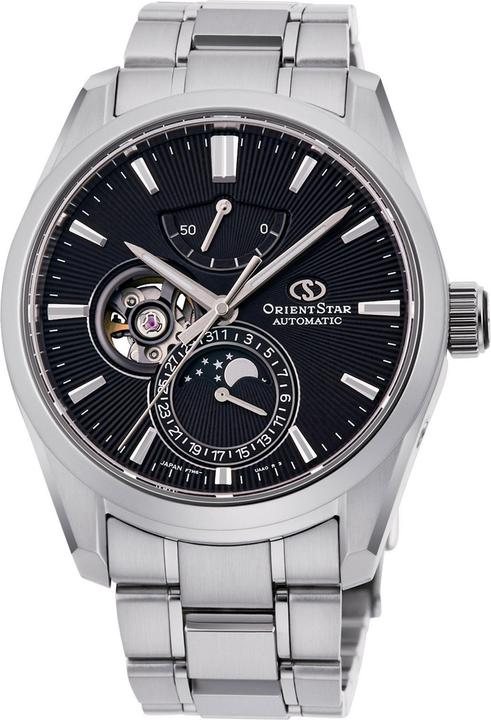 Orient Star ORIENT Contemporary Moon Phase - RE-AY0001B00B (Moon phase clock, Power reserve display, 41 mm)