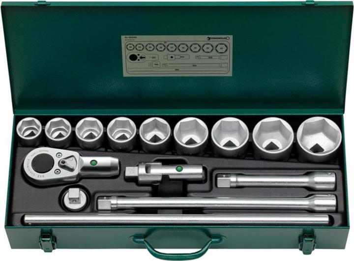 Produktbild Stahlwille Sechskant-Steckschlüsselsatz (60 mm, 48 mm, 45 mm, 41 mm, 43 mm, 33 mm, 38 mm, 49 mm, 52 mm, 57 mm, 58 mm, 54 mm, 35 mm, 32 mm, 40 mm, 46 mm, 47 mm, 56 mm, 50 mm, 36 mm, 39 mm, 42 mm, 34 mm, 44 mm, 37 mm, 55 mm)