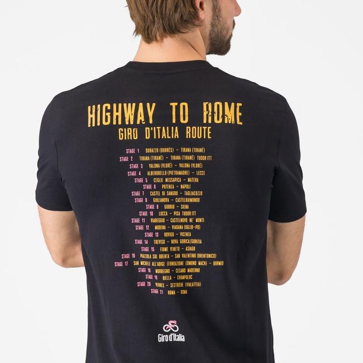 Actual product image Castelli T-Shirt Highway To Rome (L)