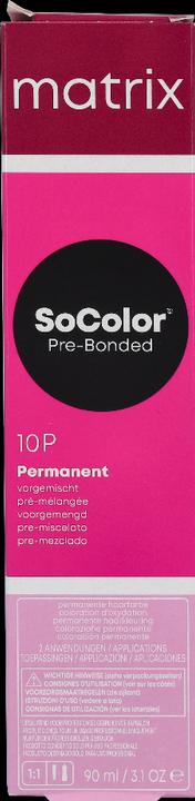 Produktbild Matrix Socolor 10P extra helles blond perl 90ml (Blond, Silber, Weiss)