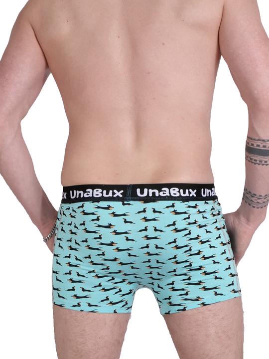 Produktbild Unabux Boxer BLACK WHITE RABBIT (L, 2er Pack)