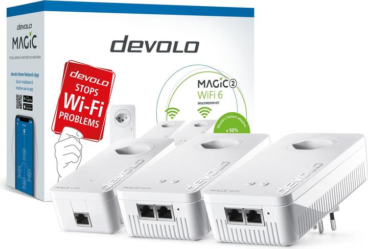 Produktbild Devolo Magic 2 WiFi 6 Multiroom Kit (2400 Mbit/s)