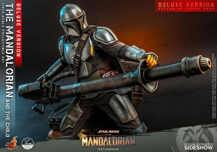 Actual product image Hot Toys Star Wars - The Mandalorian "The Mandalorian & The Child" Deluxe 1/4 Action Figures