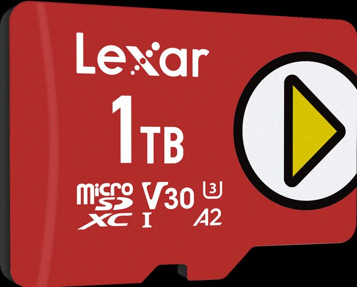 Actual product image Lexar Other Computer Accessory MEMORY MICRO SDXC 1TB UHS-I/PLAY LMSPLAY001T-BNSNG (1000 GB, microSDXC, UHS-I)