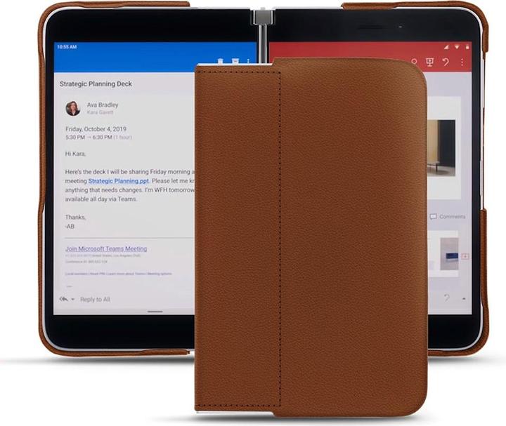 Productafbeelding Noreve Lederen omslag (Microsoft Surface Duo)