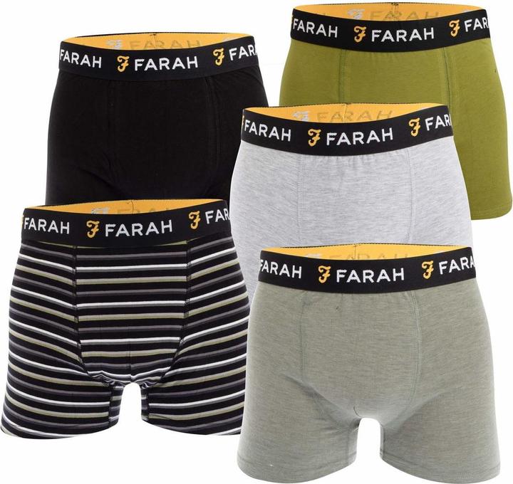Immagine prodotto Farah Ronson Boxer Uomo Misura Confezione 5 (S)