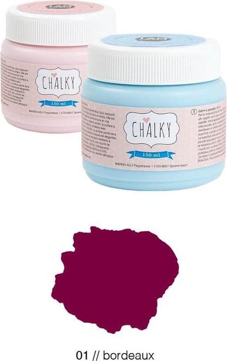 Produktbild I Am Creative Kreidefarbe (Bordeaux, 150 ml)