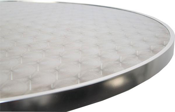 Image du produit Mendler 10x table haute en aluminium, table de bistro, réglable en hauteur 70/110cm Ø=60cm pliable, pied en (70 x 110 cm)
