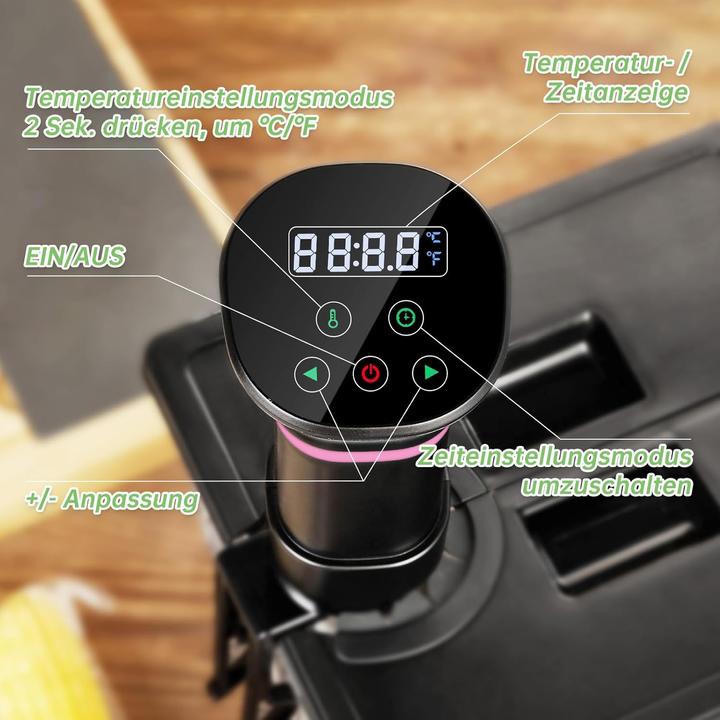Immagine prodotto Vpcok Direct Sous Vide Stick mit LCD Touchdisplay