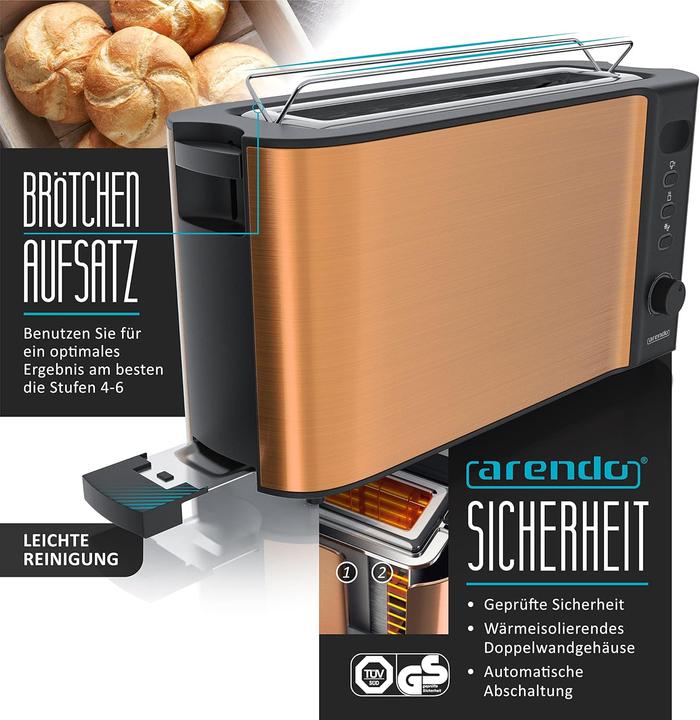 Actual product image Arendo Wasserkocher-Toaster-Eierkocher-Set (1.50 l)
