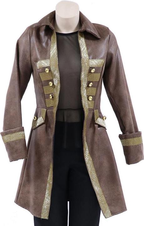 Actual product image Magic by Freddie Ladies Pirate Coat Double Face, Faux Leather (XL)