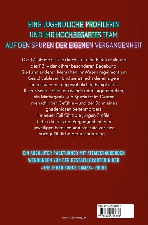 Produktbild Cold Case Academy - Ein tödliches Rätsel (Deutsch, Jennifer Lynn Barnes, 2023)