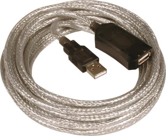 Produktbild EFB Elektronik USB2.0 Repeater Kabel 5m aktiv USB-A Buchse auf USB-A Stecker USB2.0 Verlängerungskabel, aktiv Mit 5 (5 m, USB 2.0)
