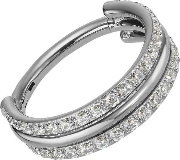 Produktbild Bijouteria Ohrpiercing (Titan, Kristall)