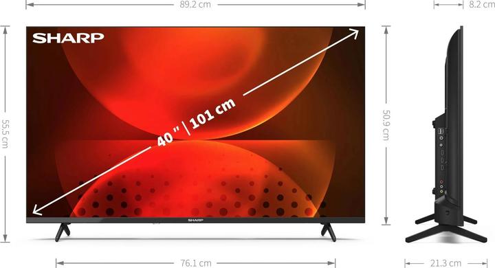 Actual product image Sharp 40FH2EA (40", LED, Full HD, 2023)