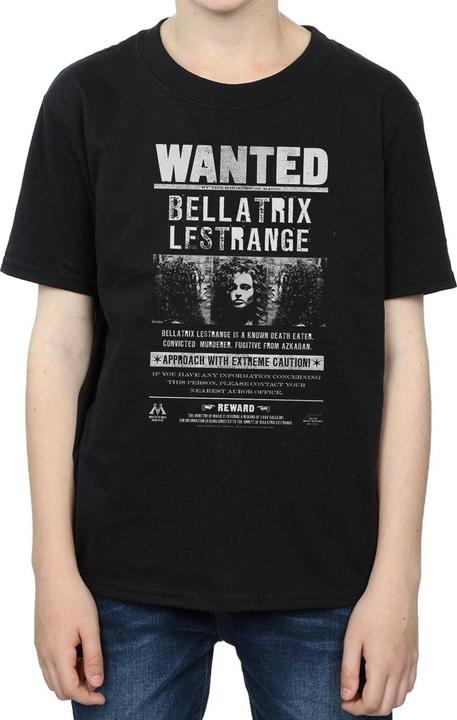 Image du produit Garçons - Bellatrix Lestrange Wanted Poster - T-shirt en coton (140, 146)