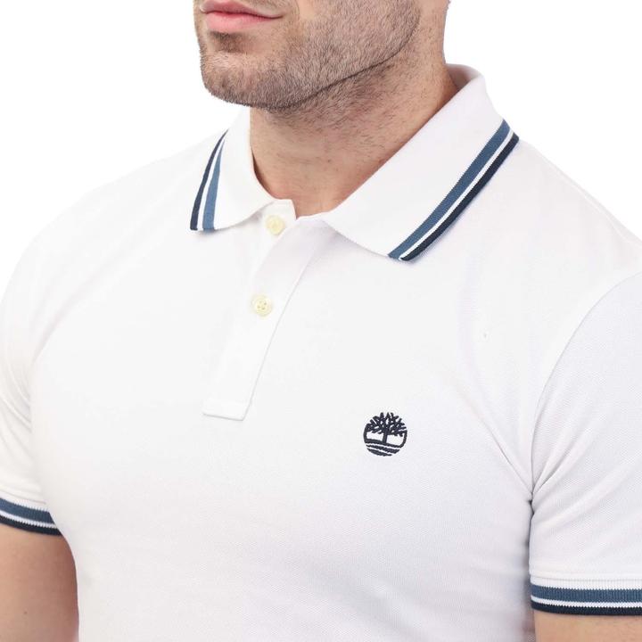 Actual product image Timberland Unisex Adult Tipped Short-Sleeved Polo Shirt (S)