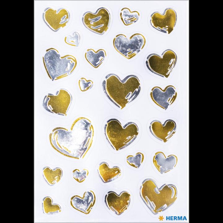 Actual product image Herma Sticker hearts