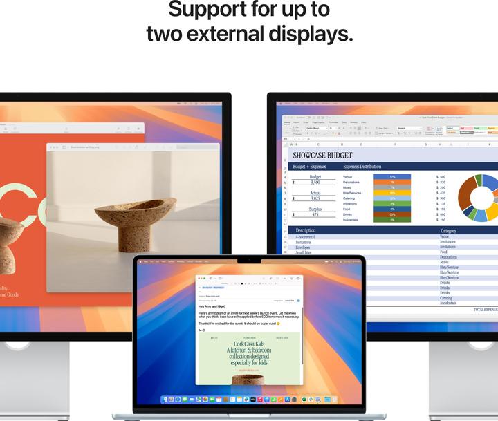Produktbild Apple MacBook Air – 2025 (15.30", M4, 16 GB, 256 GB, DE)