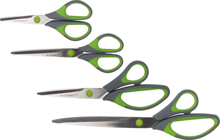 Image du produit Q-Connect Ciseaux à poignées souples (14 cm)