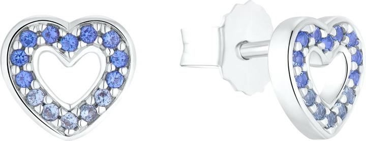 Produktbild Prinzessin Lillifee Ohrschmuck für Mädchen, 925 Sterling Silber, Zirkonia (synth.), Herz (925er Silber)
