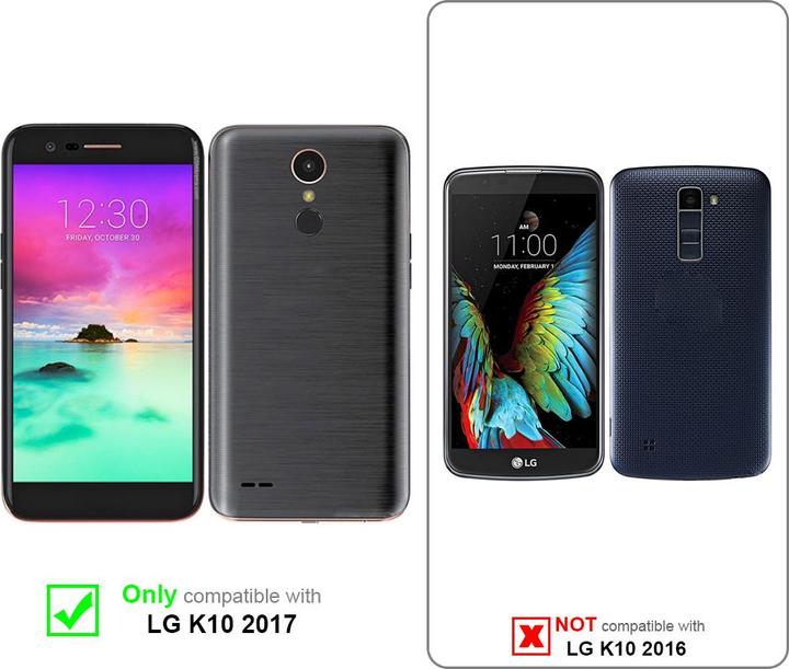 Actual product image Cadorabo Chain case for LG K10 2017 necklace cover adjustable
