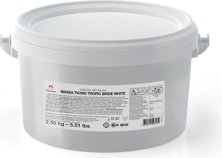 Produktbild Carma Rollfondant Tropic Weiss klein