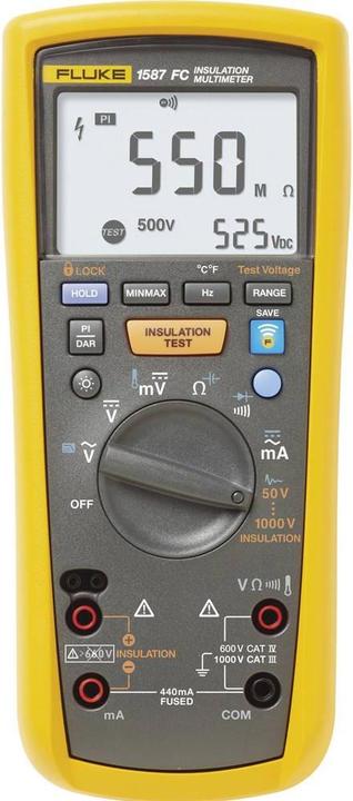 Image du produit Fluke 1587/I400 FC Calibré selon la norme d'usine (CAT IV 600V)