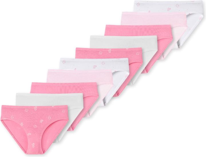 Produktbild Schiesser 10er Pack 95/5 Kids Girls Organic Cotton Slips (140, 10er Pack)