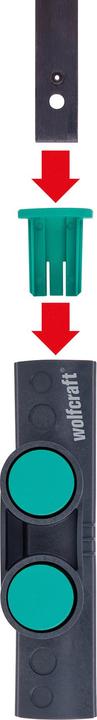 Actual product image wolfcraft Einhandzwingen-Adapter Connector PRO/Easy (2000 mm)