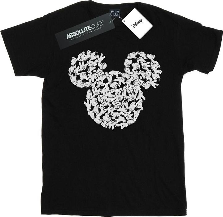 Immagine prodotto Disney Mickey Mouse Head Of Hands Maglietta Uomo (M)