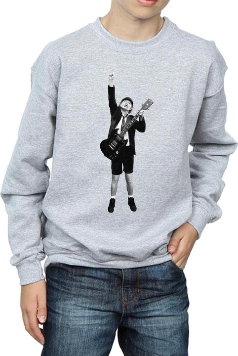 Actual product image AC/DC Boys Angus Young Cut Out Sweatshirt (140, 146)