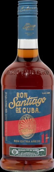 Santiago de Cuba Ron Extra Añejo 11 Años D.O.P. Cuba 40% Vol. 0,7l