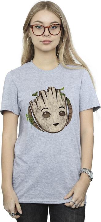 Produktbild I Am Groot Wooden Head TShirt (S)