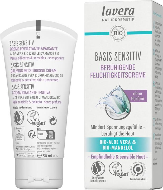 Actual product image Lavera Soothing Moisturising Cream basis sensitiv Cream (50 ml)