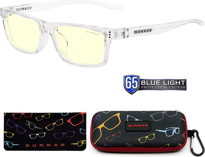 Actual product image Gunnar Gaming Glasses Cruz 8-12 Crystal Amber