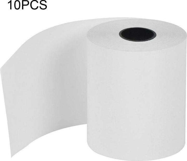 Produktbild Werkstein Thermo Papier Additions Kassenrollen für Bon Drucker 10er Set 57mmx30mm
