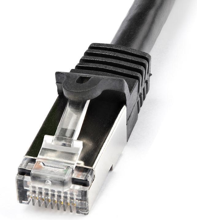Produktbild StarTech 1m Cat6 Netzwerkkabel - geschirmt (SFTP) Snagless Gigabit Patchkabel - Schwarz (S/FTP, CAT6, 1 m)
