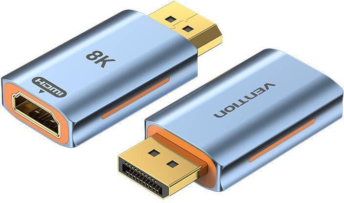 Vention HDMI female - Display Port male adapter HFMH0 8K (blue) (0.10 m, HDMI)