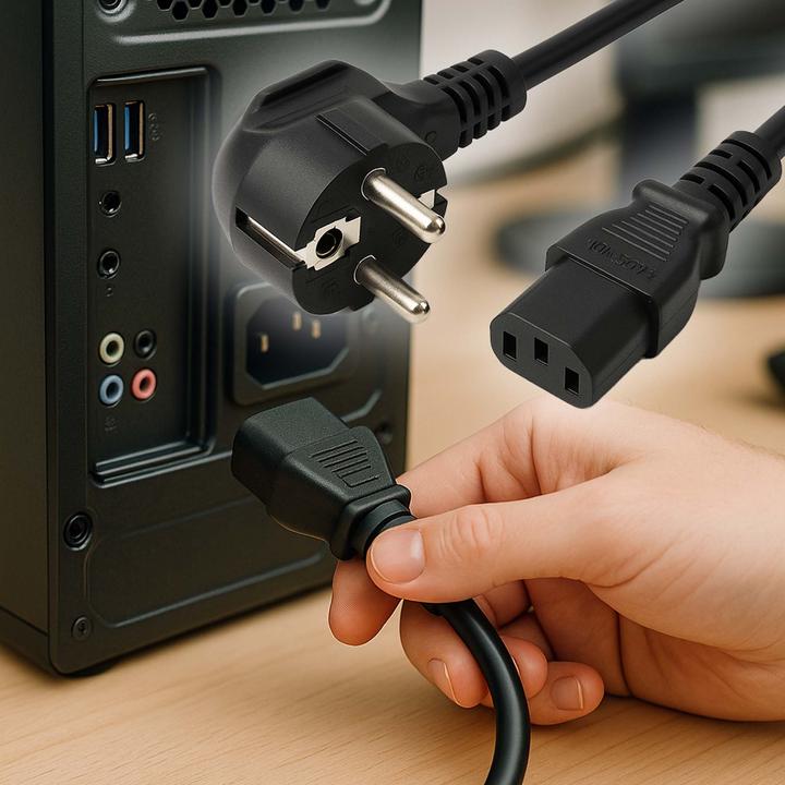 Image du produit Walimex Câble d'alimentation de 4m avec prise pour appareil froid (4 m)