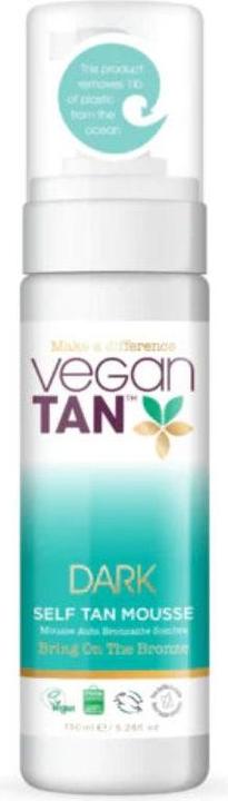 Actual product image Vegan Tan VeganTan Self Tan Mousse Dark (Self tanning serum, 150 ml)