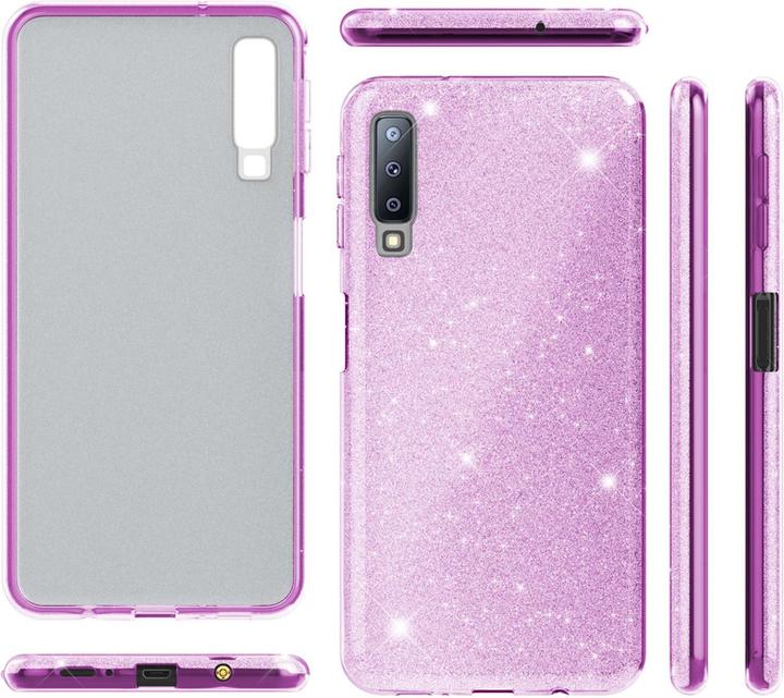 Actual product image Nalia Glitter mobile phone cover (Samsung Galaxy A7 (2018))